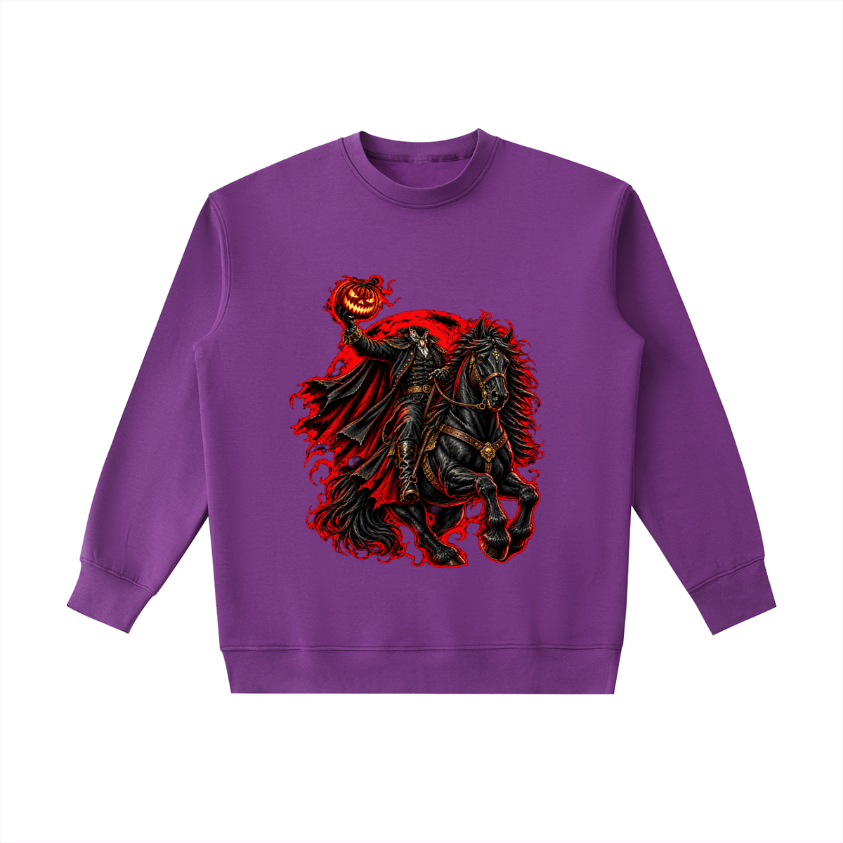 Headless Horseman Purple Essential Heavyweight Crewneck Sweatshirt