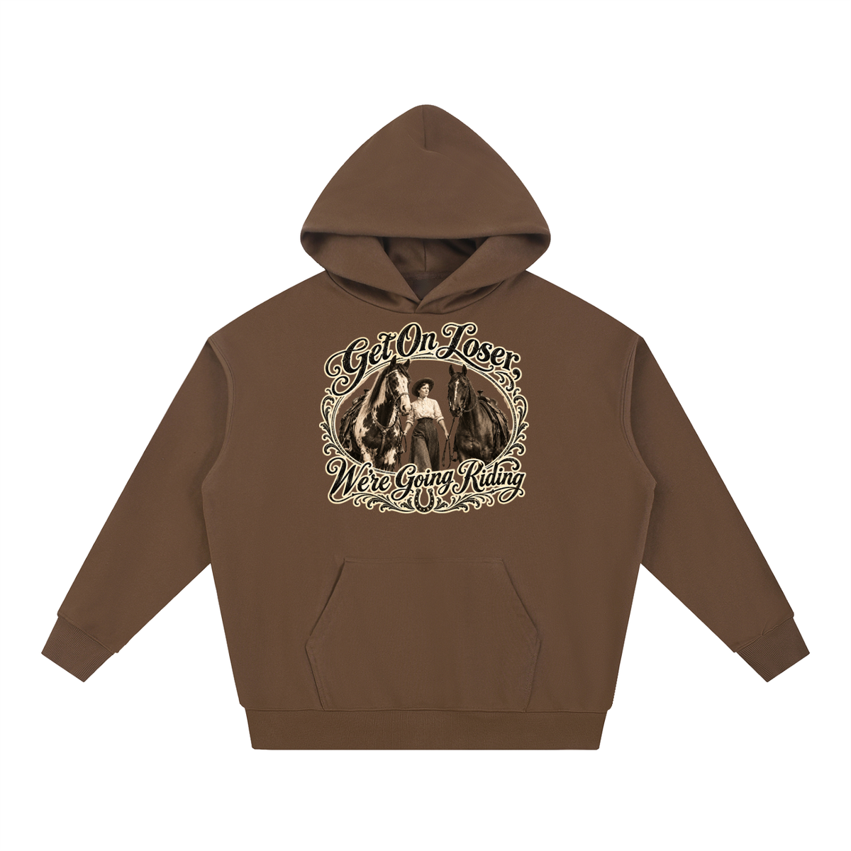 Get On Brown Essential Heavyweight Hoodie