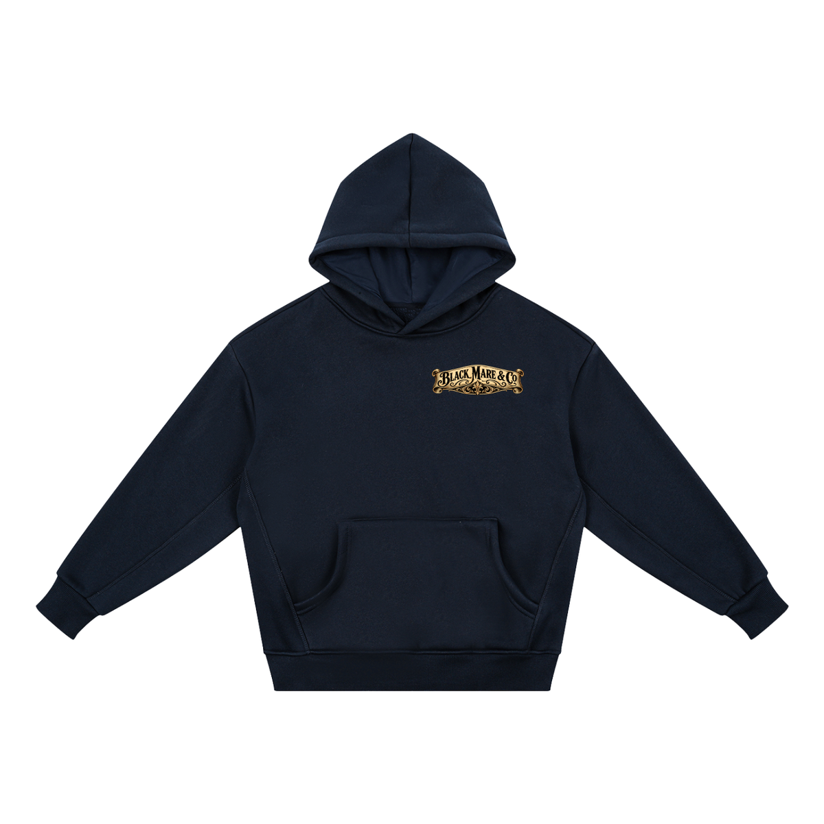 Black Mare & Co OG Logo Kids' Essential Fleece Hoodie