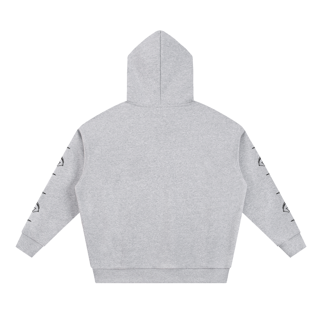 Hoofbeat Gray Essential Heavyweight Hoodie