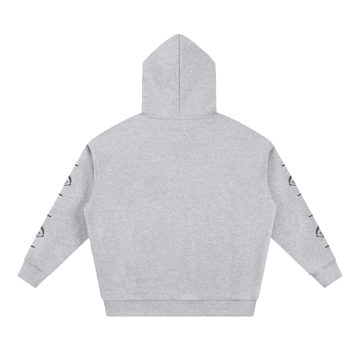 Hoofbeat Gray Essential Heavyweight Hoodie