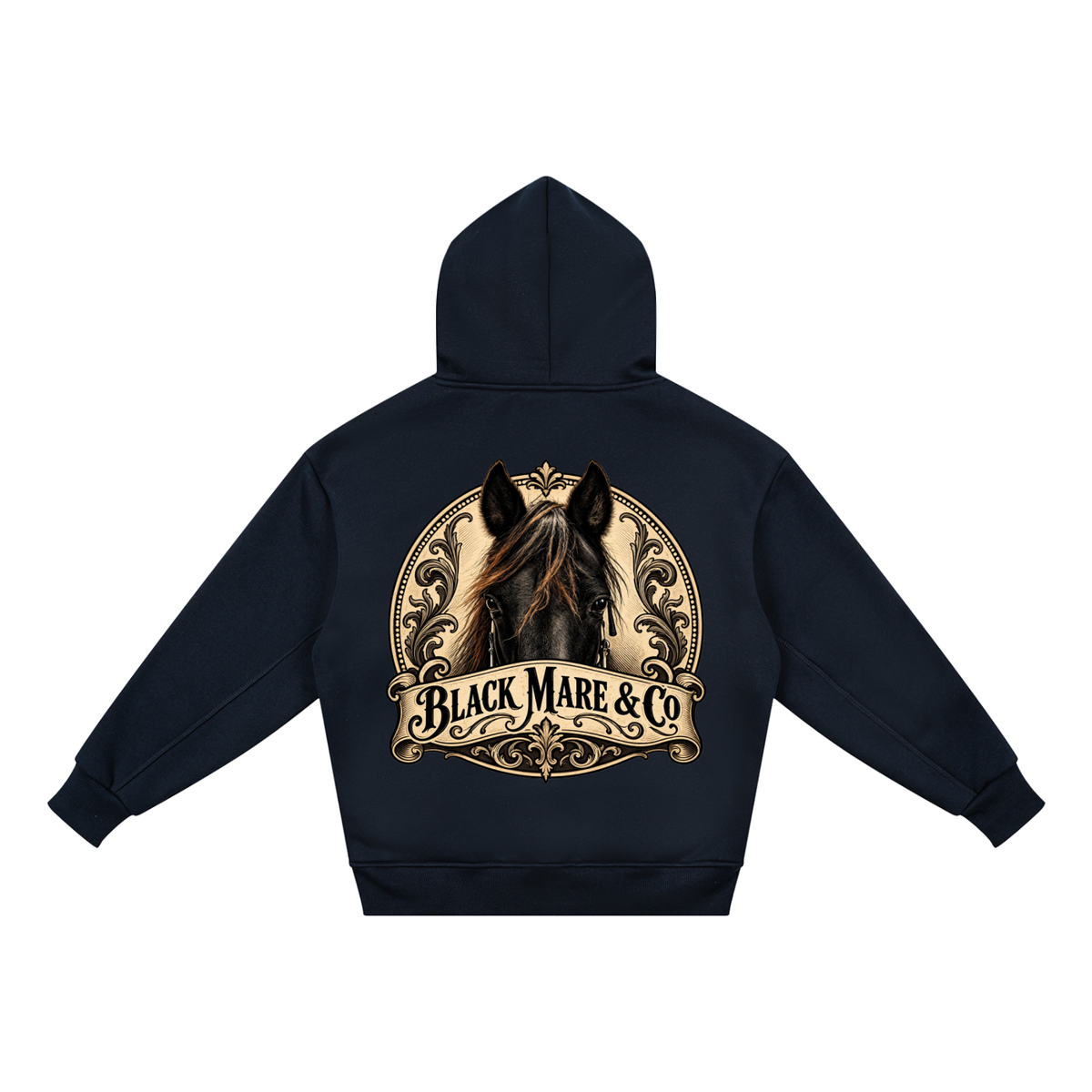 Black Mare & Co OG Logo Kids' Essential Fleece Hoodie