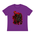 Headless Horseman Purple Unisex Sorona Crewneck T-Shirt