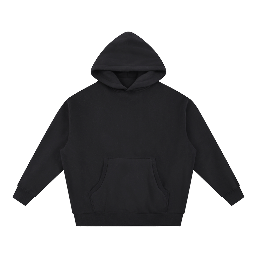 This Ain't my First Rodeo Girly Oversized Boxy Fit Fleece Hoodie Black