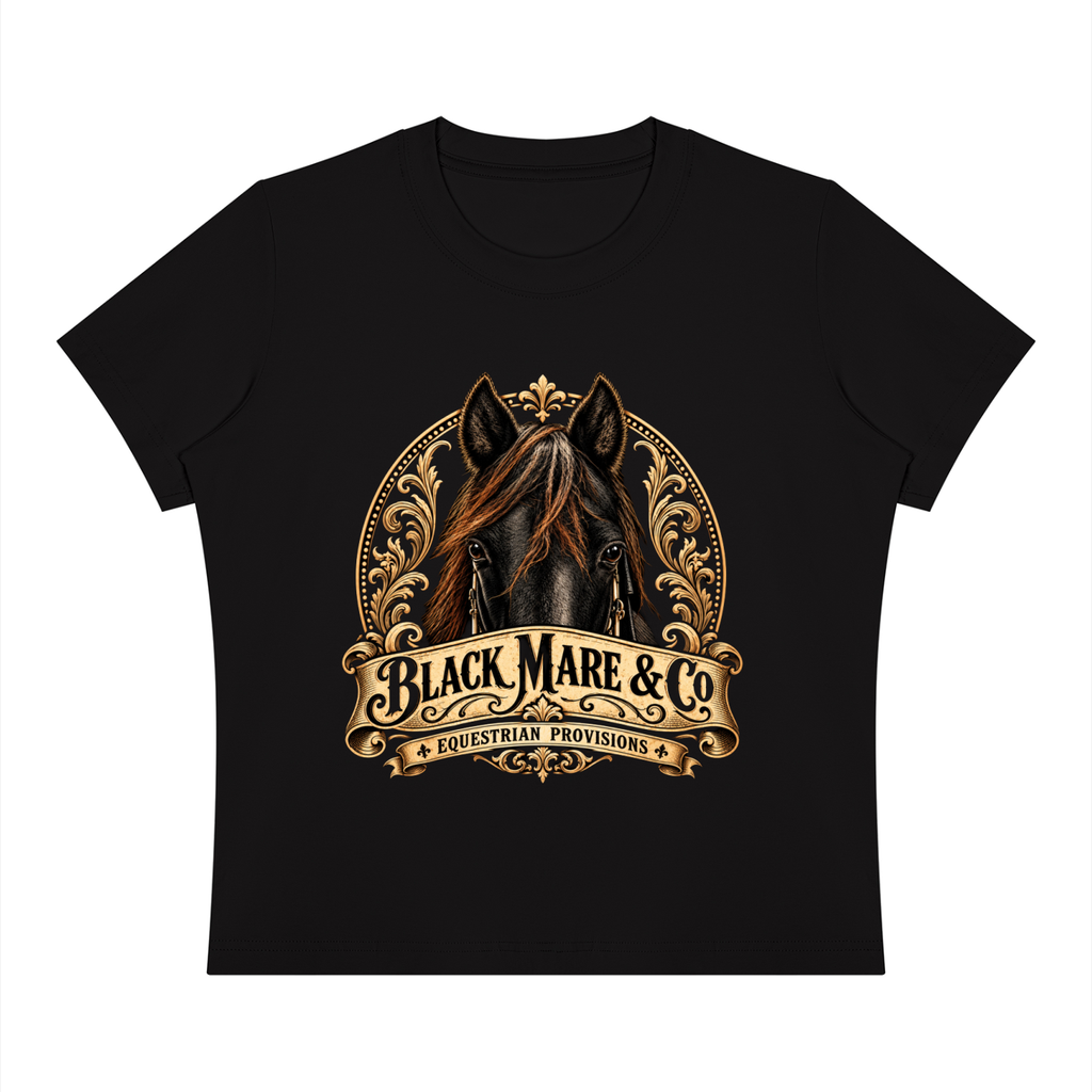Black Mare & Co. Black Women's Sorona Crewneck T-Shirt