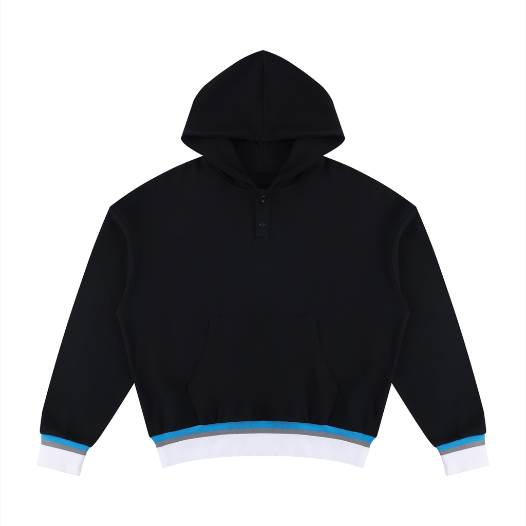 Hot Girls Have Horses 80s Unisex Oversized Color Block Boxy Hoodie