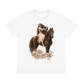 Horse Girl Era White Sepia Unisex Sorona Crewneck T-Shirt
