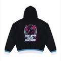 Hot Girls Have Horses 80s Unisex Oversized Color Block Boxy Hoodie