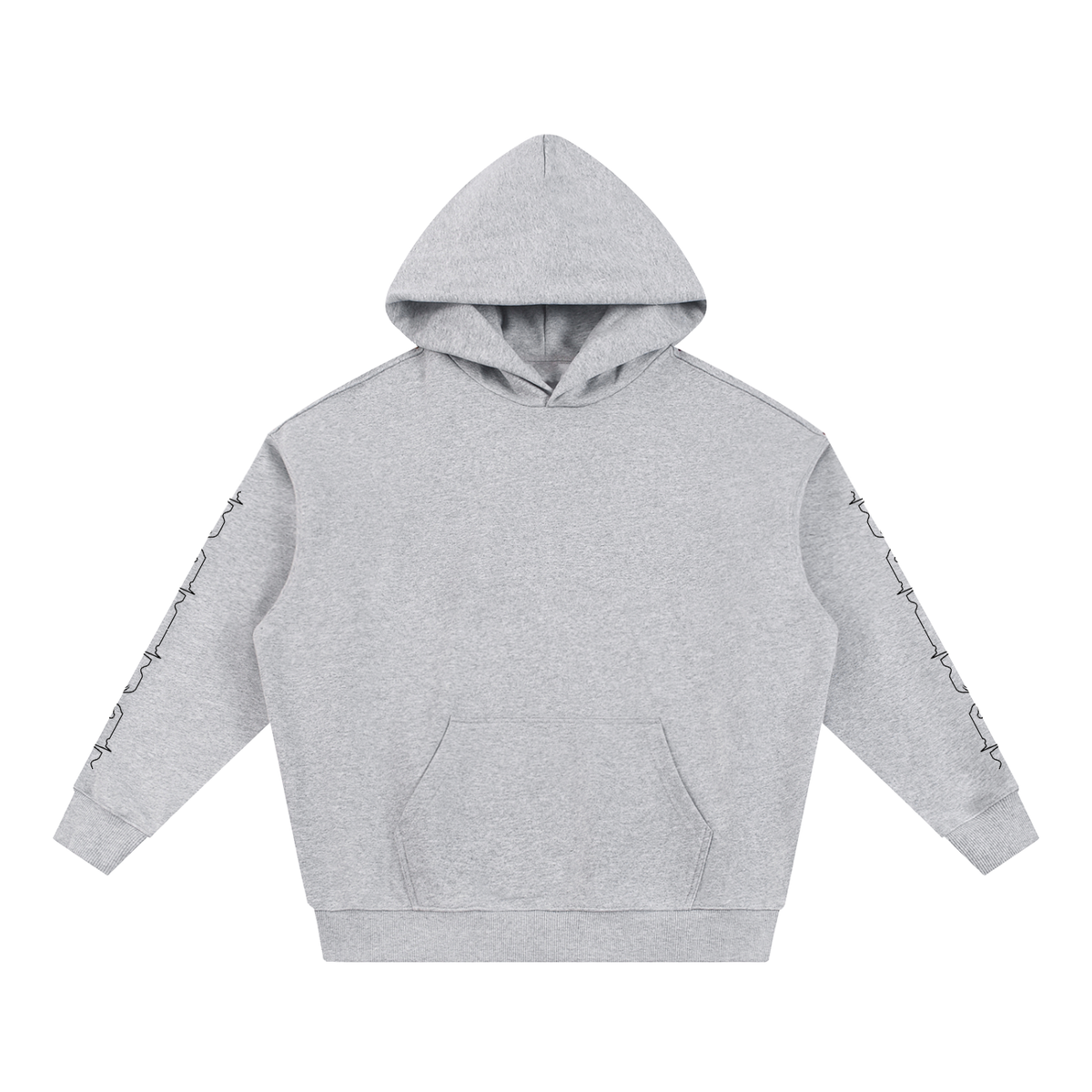 Hoofbeat Gray Essential Heavyweight Hoodie